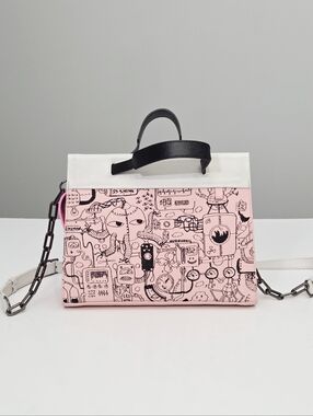 EXCELLENT RARE MIN & MON VALI OCTOPUS PRINT BAG
